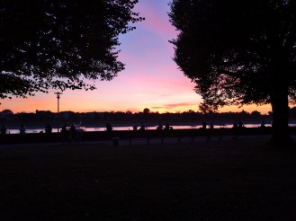 Düsseldorf sunset